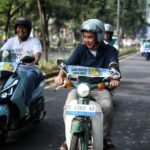 motor listrik Gubernur Jabar Pimpin Konvoi Motor Listrik di West Java Festival 2024