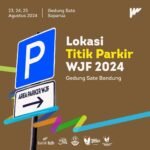 titik parkir West Java Festival 2024, Festival Seni Budaya dan Kuliner Terbesar di Jawa Barat