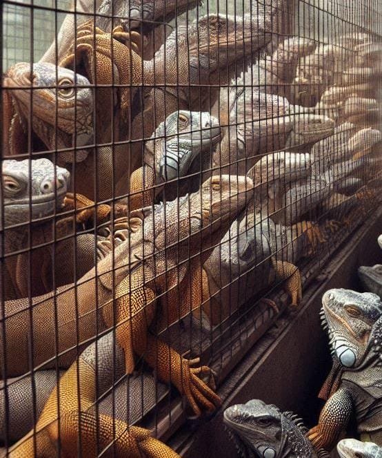 iguana1 Memulai Budidaya Iguana Hijau, Tips Perawatan Kesehatan dan Investasi