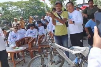 jadi hut Keberuntungan Angka 13, Andi Sukses Bawa Pulang Sepeda Gunung di Lomba Mancing HUT Karawang ke-391