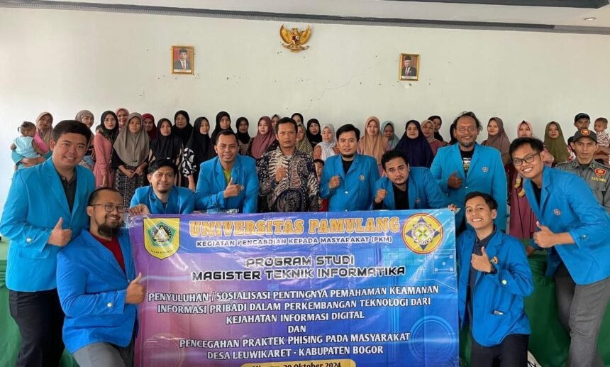 PKM Mahasiswa Teknik Informatika Universitas Pamulang PKM di Desa Leuwikaret