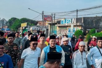 acep jamhuri hsn Acep Jamhuri Berbaur Bersama Ribuan Santri Ikut Gerak Jalan Santai HSN