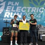eletrik run2 PLN Serahkan Motor Listrik untuk Driver Ojek Online di Ajang Electric Run 2024