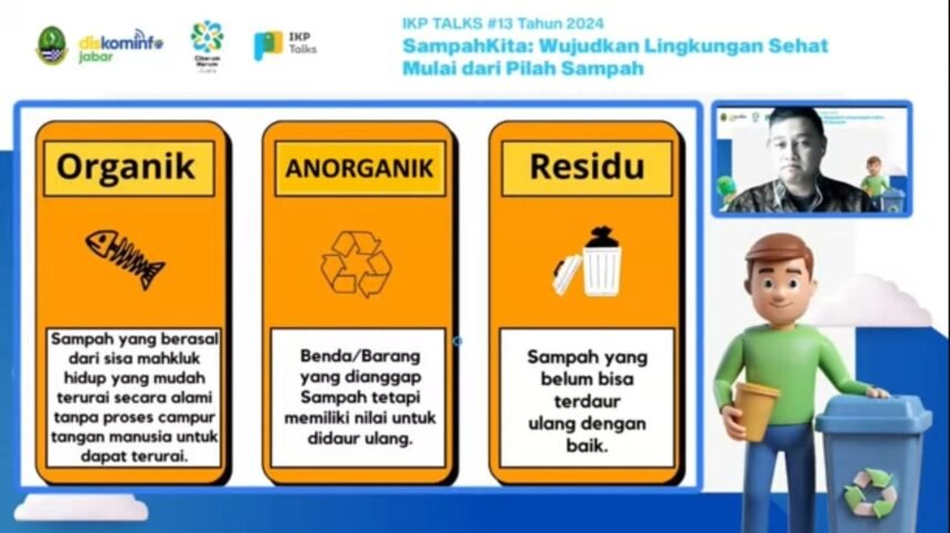 sampah kita IKP Talks #13, Kolaborasi Masyarakat dan Teknologi untuk Pengelolaan Sampah di Jawa Barat