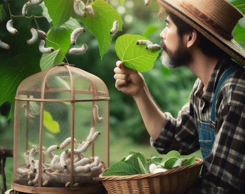 ulat sutra Ulat Sutra, Dari Kepompong Hingga Kain Mewah yang Mendunia