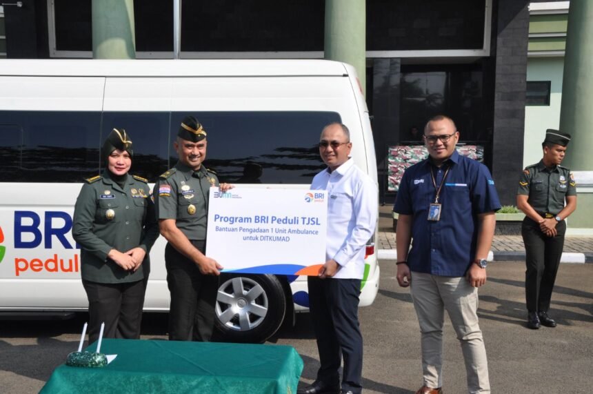 IMG 20241113 WA0092 BRI KC Kramat Jati Serahkan Bantuan CSR Ambulans Kepada Ditkumad