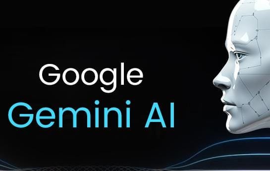 Ilustrasi gemini AI yang diluncurkan google di Iphone.