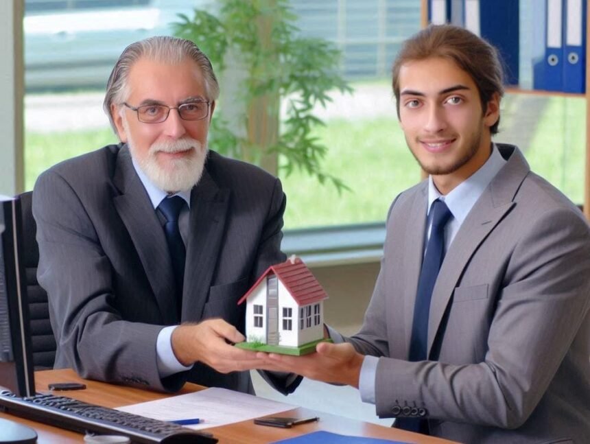 Ilustrasi sewa menyewa properti jenis rumah.