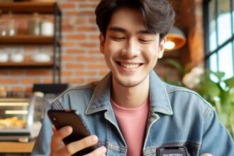 Ilustrasi tren pembayaran online kaum milenial.