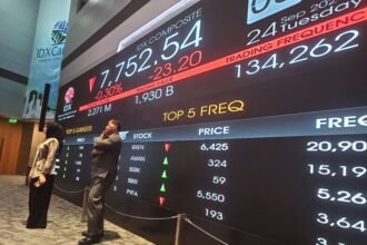 Indeks Harga Saham Gabungan (IHSG) kembali mencatat penurunan signifikan di sesi pertama perdagangan Selasa, 17 Desember 2024.