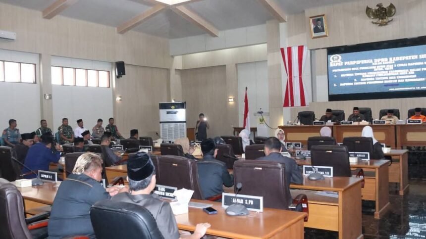IMG 20250114 WA0001 Rapat Paripurna DPRD Kabupaten Sukabumi Bahas Tiga Raperda Baru