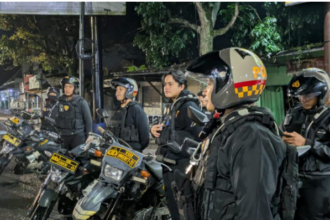 Tim Macan Bintana Polres Sukabumi Kota meningkatkan intensitas patroli keamanan di seluruh wilayah hukumnya.