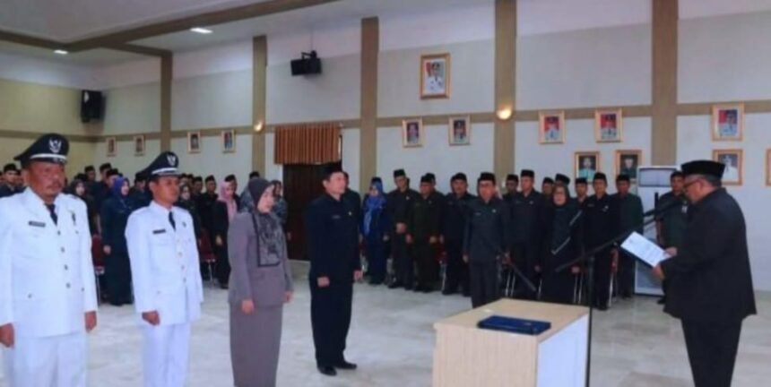 Pergantian posisi strategis kembali terjadi di lingkungan Dinas Perumahan dan Kawasan Permukiman (Disperkim) Kabupaten Sukabumi.
