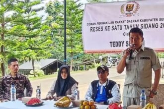 Teddy Setiadi, menggelar reses perdana tahun 2025 dengan konsep inovatif