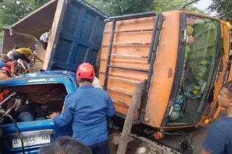 Kecelakaan tragis yang melibatkan truk dan mobil di Palabuhanratu terjadi pada Sabtu (8/2/2025) sekitar pukul 14.30 WIB