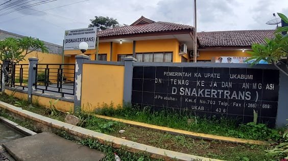 Kantor Disnakertrans kabupaten Sukabumi