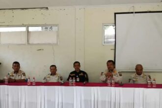 Dinas Satuan Polisi Pamong Praja (Satpol PP) Kabupaten Sukabumi menggelar sosialisasi dan evaluasi implementasi Peraturan Menteri Dalam Negeri (Permendagri) sebagai dasar hukum pelaksanaan tugas mereka