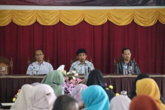 Acara sosialisasi pembentukan TPPK digelar pada Jumat, 14 Februari 2025, di Hotel Sukabumi Indah