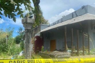 Lokasi rumah pembunuhan seorang adik kepada kakaknya