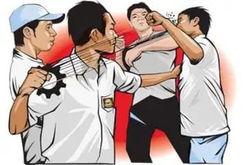 Ilustrasi remaja tawuran di bulan ramadhan