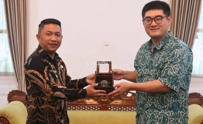 Wakil Bupati (Wabup) Sukabumi, H. Andreas, memberikan apresiasi tinggi atas kerjasama internasional