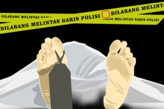 Ilustrasi mayat pria di kampung Cigenteng, Cisolok, Sukabumi