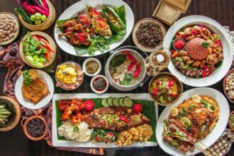 Ilustrasi menu sehat untuk sahur dan berbuka