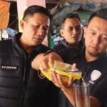 Satgas Pangan Polres Sukabumi Kota bersama UPTD Metrologi Legal Diskumindag menggelar sidak di Pasar Gudang