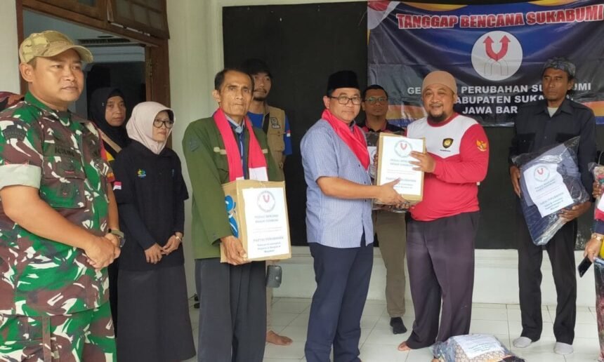 Presiden Partai Perubahan, Dr. Robi Nurhadi, memimpin langsung distribusi bantuan