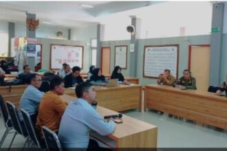 Pemerintah Kecamatan Palabuhanratu menggelar Rapat Evaluasi Penggunaan Dana Desa Tahun 2025 di Aula Kantor Kecamatan, Selasa (18/3/2025).
