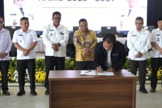 Bupati Sukabumi, H. Asep Japar, memperkenalkan konsep Sukabumi Mubarakah dalam Musrenbang RKPD 2026 dan Konsultasi Publik RPJMD 2025-2029 di Grand Sulanjana