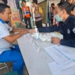 Badan Narkotika Nasional (BNN) Kabupaten Sukabumi menggelar operasi Skandal Narkoba Sopir Bus Sukabumi di Terminal Kota Sukabumi