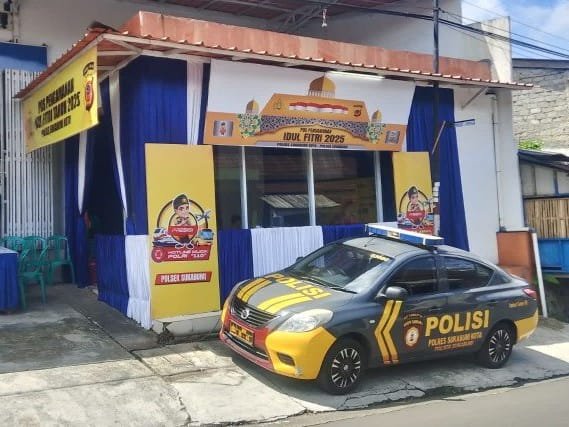 Polsek Sukabumi Kota mendirikan Pos Pengamanan Lebaran