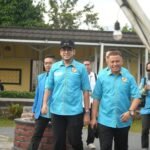 Wakil Wali Kota Sukabumi Bobby Maulana, pengurus KNPI, dan perwakilan organisasi kepemudaan