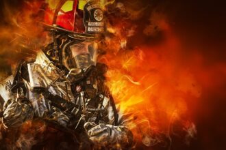 Ilustrasi kebakaran korsleting listrik