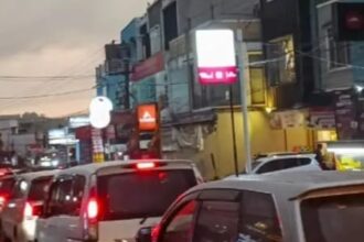 Arus balik Lebaran 2025 di jalur utama Sukabumi menuju Jakarta terpantau padat merayap
