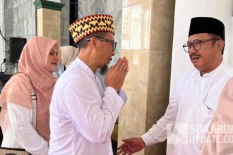 Amir Hamzah, usai menghadiri Halalbihalal Pemkab Sukabumi di Pendopo