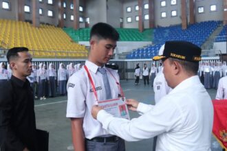 Wakil Bupati (Wabup) Sukabumi, H. Andreas, resmi membuka Seleksi Paskibraka