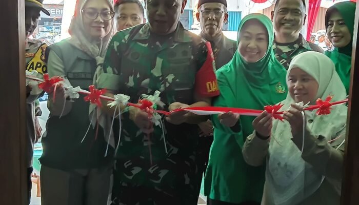 Ai Sri Mulyati (PKS), memberikan apresiasi tinggi atas diresmikannya Posramil 05 Purabaya oleh Dandim 0622 Sukabumi