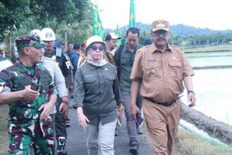 IMG 20250421 WA0009 Bupati Asep Japar Dampingi Kasad Maruli dan Wamentan Sudaryono Resmikan Pengairan di Tegal Caringin