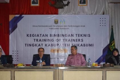 IMG 20250422 WA0004 Sekda Ade Suryaman Buka Bimtek TOT Penanganan Kasus Kekerasan Perempuan dan Anak