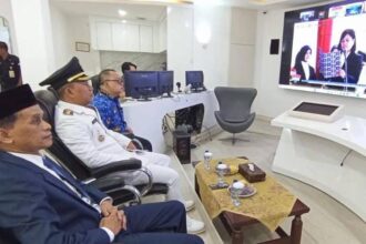 IMG 20250425 WA0006 Wabup Andreas Ikut Upacara Hari Otonomi Daerah ke-29 Secara Virtual