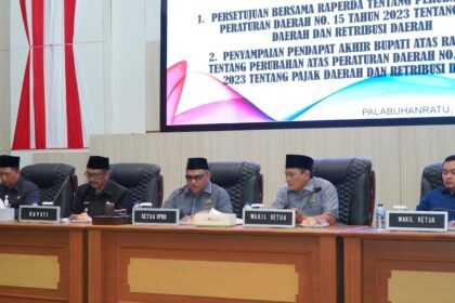 rapat paripurna ke 13 DPRD Sukabumi Gelar Paripurna ke-13, Bahas Revisi Pajak dan Retribusi Daerah