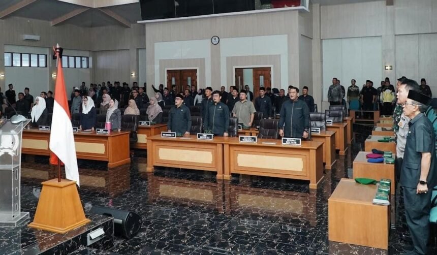 IMG 20250515 WA0006 DPRD Sukabumi Paripurna Bahas Dana Cadangan Pilkada 2029 Sebesar Rp 120 Miliar