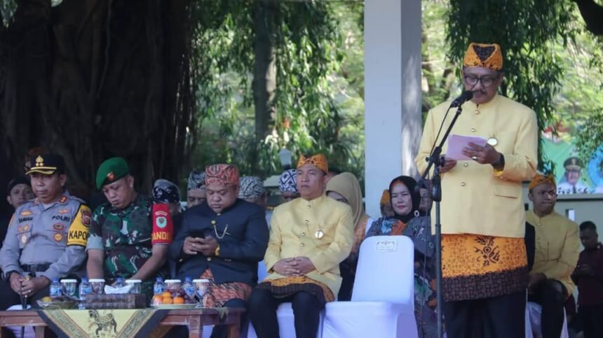 hardiknas 2025 Bupati Asep Japar Pimpin Upacara Hardiknas 2025, Tegaskan Komitmen Pendidikan Berkualitas