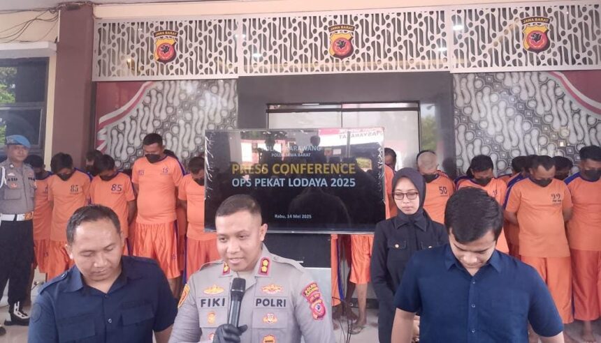 Polres Karawang Sapu Bersih Premanisme, 65 Pelaku Diciduk Termasuk Oknum Ormas 1 premanisme Polres Karawang Sapu Bersih Premanisme, 65 Pelaku Diciduk Termasuk Oknum Ormas