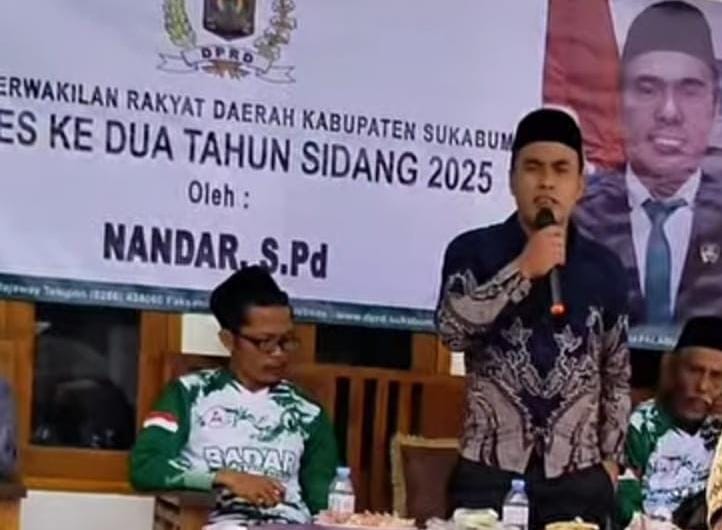 reses nandar Reses DPRD Sukabumi, Nandar Serap Aspirasi Warga Pabuaran Bersama Komunitas Olahraga Buru Celeng