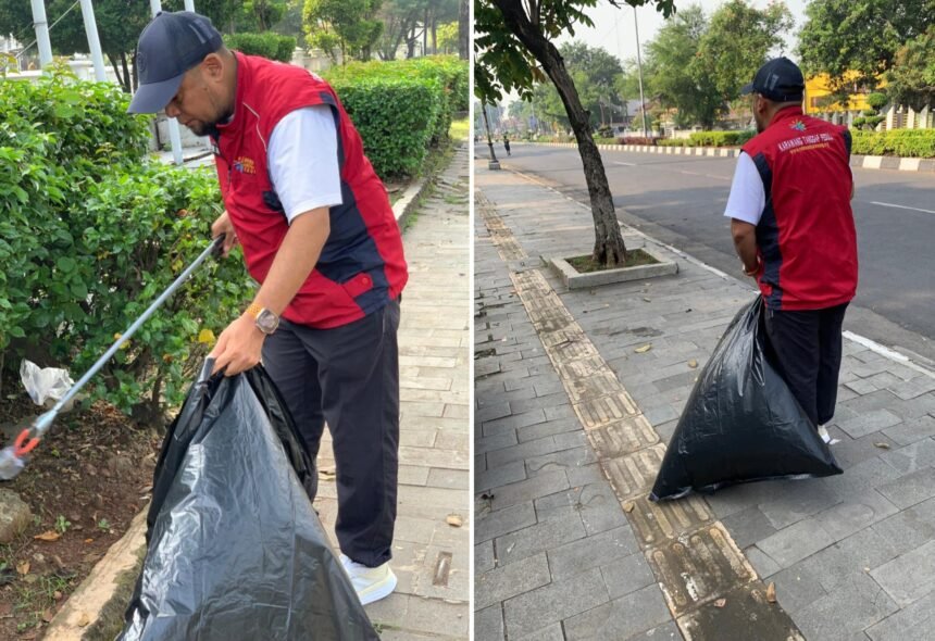 Logopit 1750593079210 Hari Lingkungan Hidup Sedunia: KTP Terlibat Geruduk Sampah Plastik di CFD Ahmad Yani bareng Pemkab Karawang