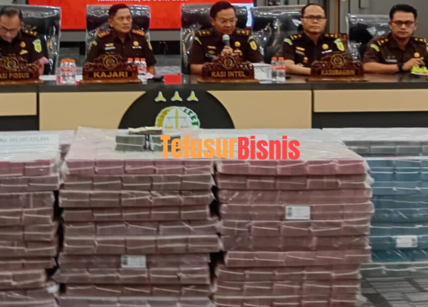 Logopit 1750677419843 Uang Rp 101 Miliar hasil Korupsi Deviden Petrogas Karawang Dipamerkan, Ini Penampakannya