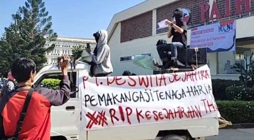 demo PT Sukabumi Didemo Warga, Protes Sistem Rekrutmen THL yang Dinilai Tidak Adil